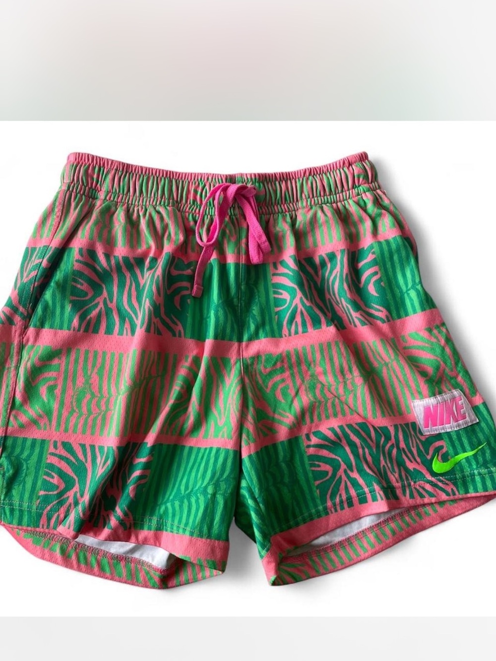Nike Club Trippy Safari Mesh Coral Chalk Pink Shorts FN1464-611 Men M